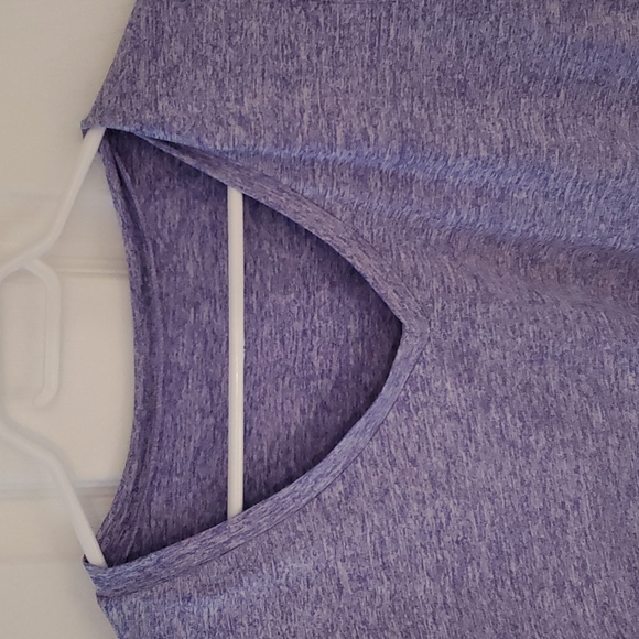 Purple Mini T-Shirt Dress CA L/G - Picture 2 of 3